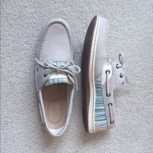 Gray Blue Sperry’s Songfish Boat Shoe
